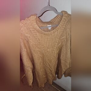 A New Day Tan Oatmeal sweater 4x